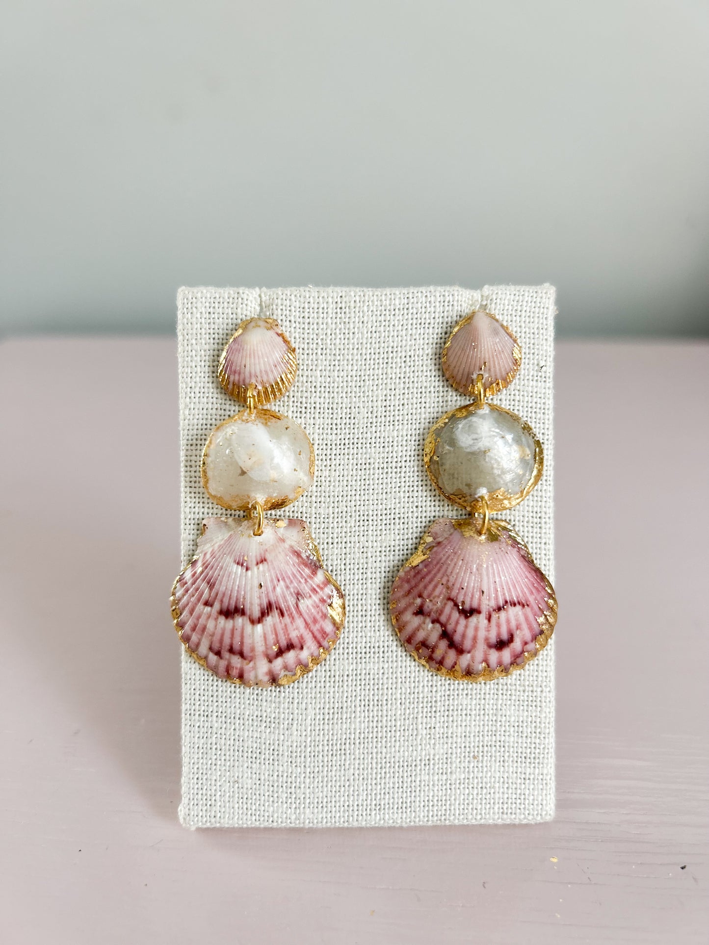 Pink and White All Too Well Gorgeous Earrings
