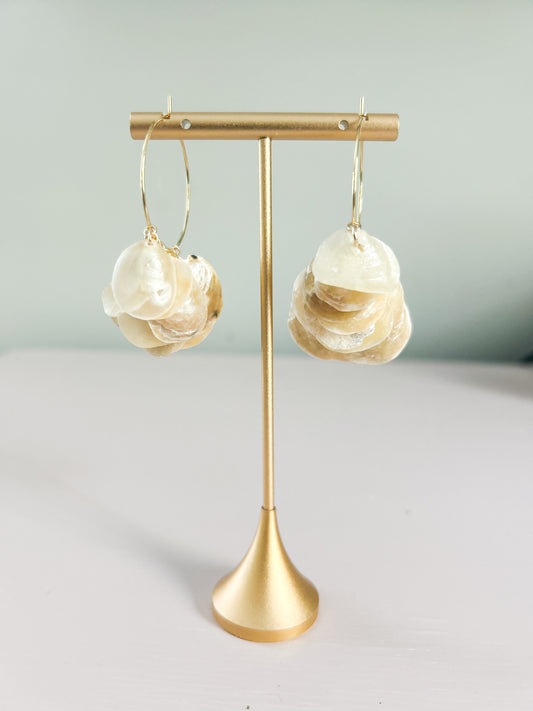 Jingle Shell All Too Well Hoop Earrings