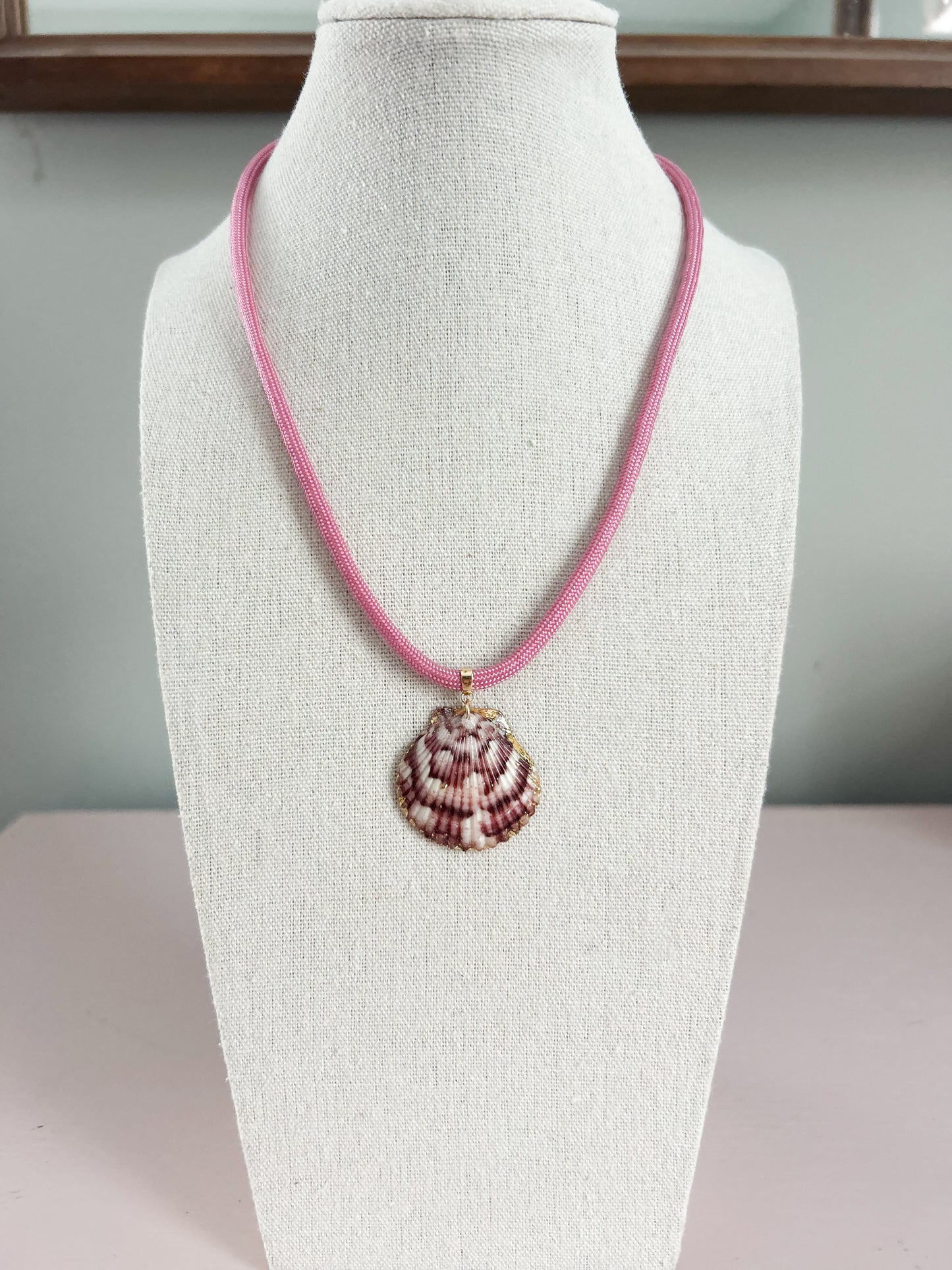Pink and Purple Cream Fate of Ophelia Necklace