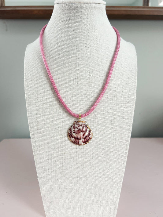 Pink and Purple Cream Fate of Ophelia Necklace