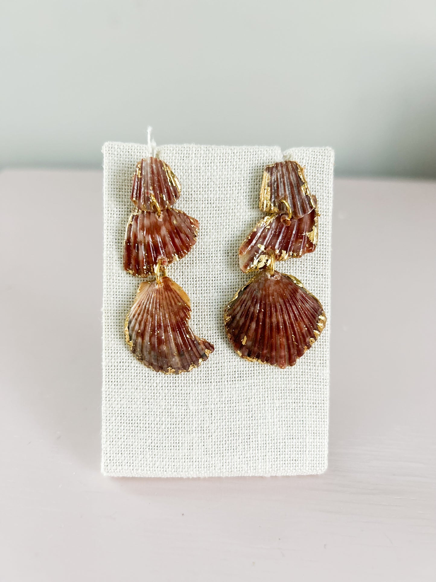 Brown Love Story Earrings