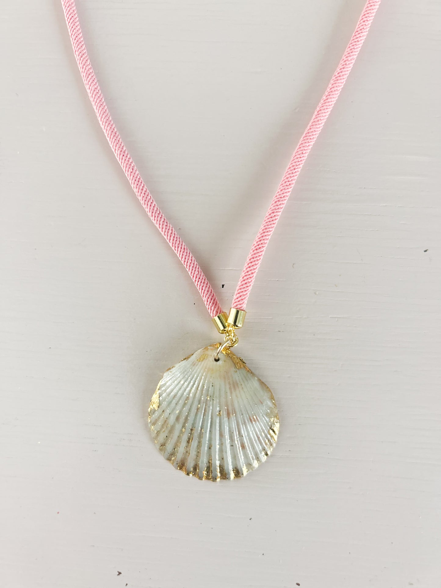 Pink Cord Fate of Ophelia Necklace