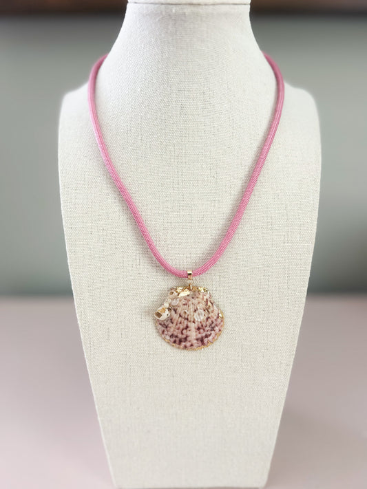 Pink and Red Fate of Ophelia Cord Necklace