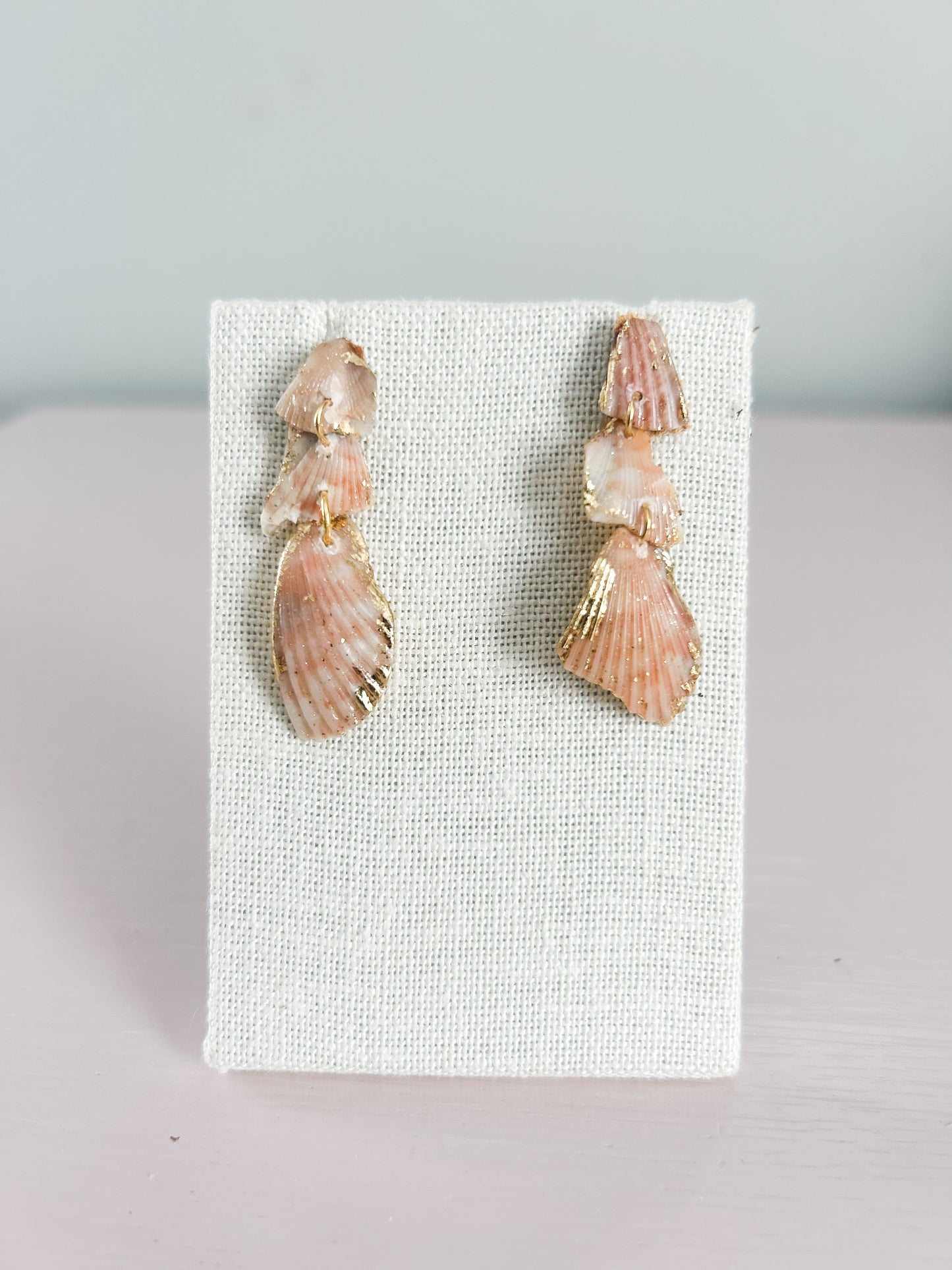 Peach Love Story Earrings