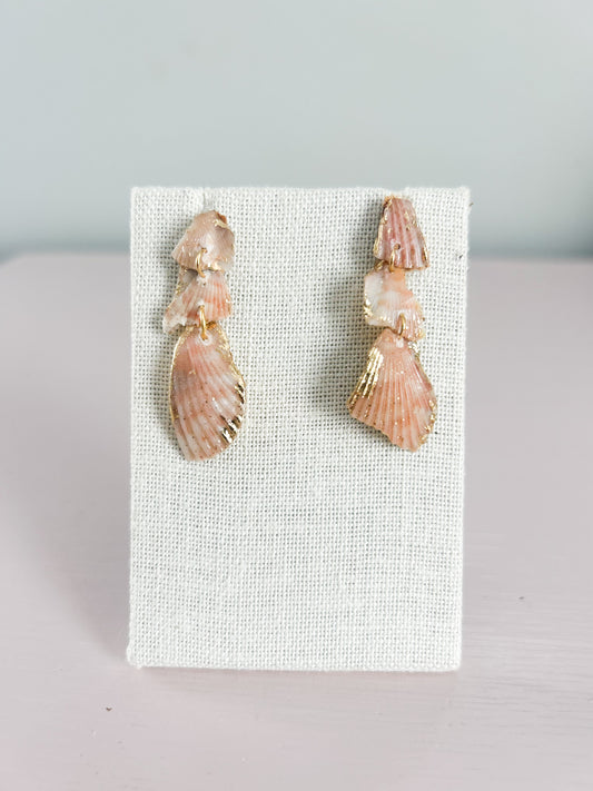 Peach Love Story Earrings