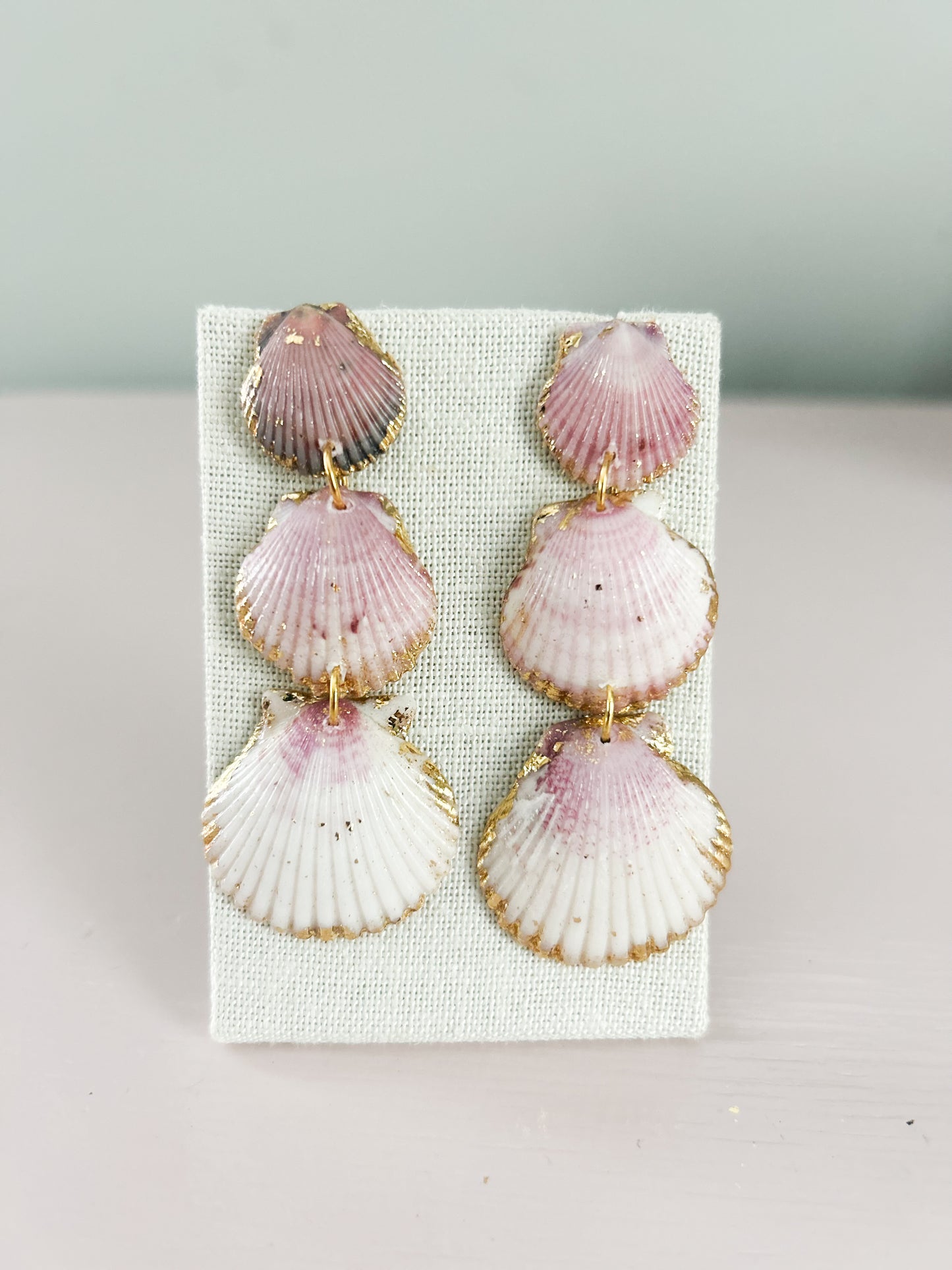 Pink and White Gorgeous Earrings