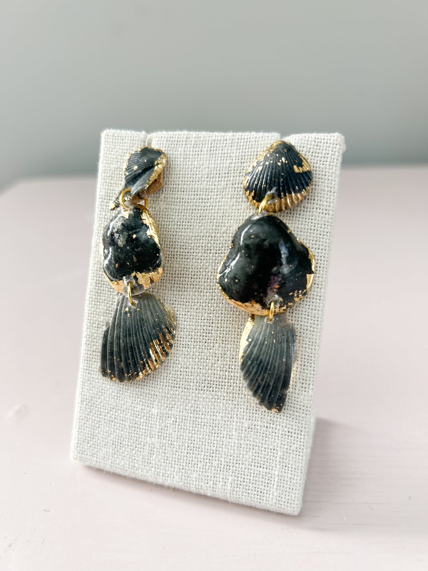 Black and Grey All Too Well Stud Dangles