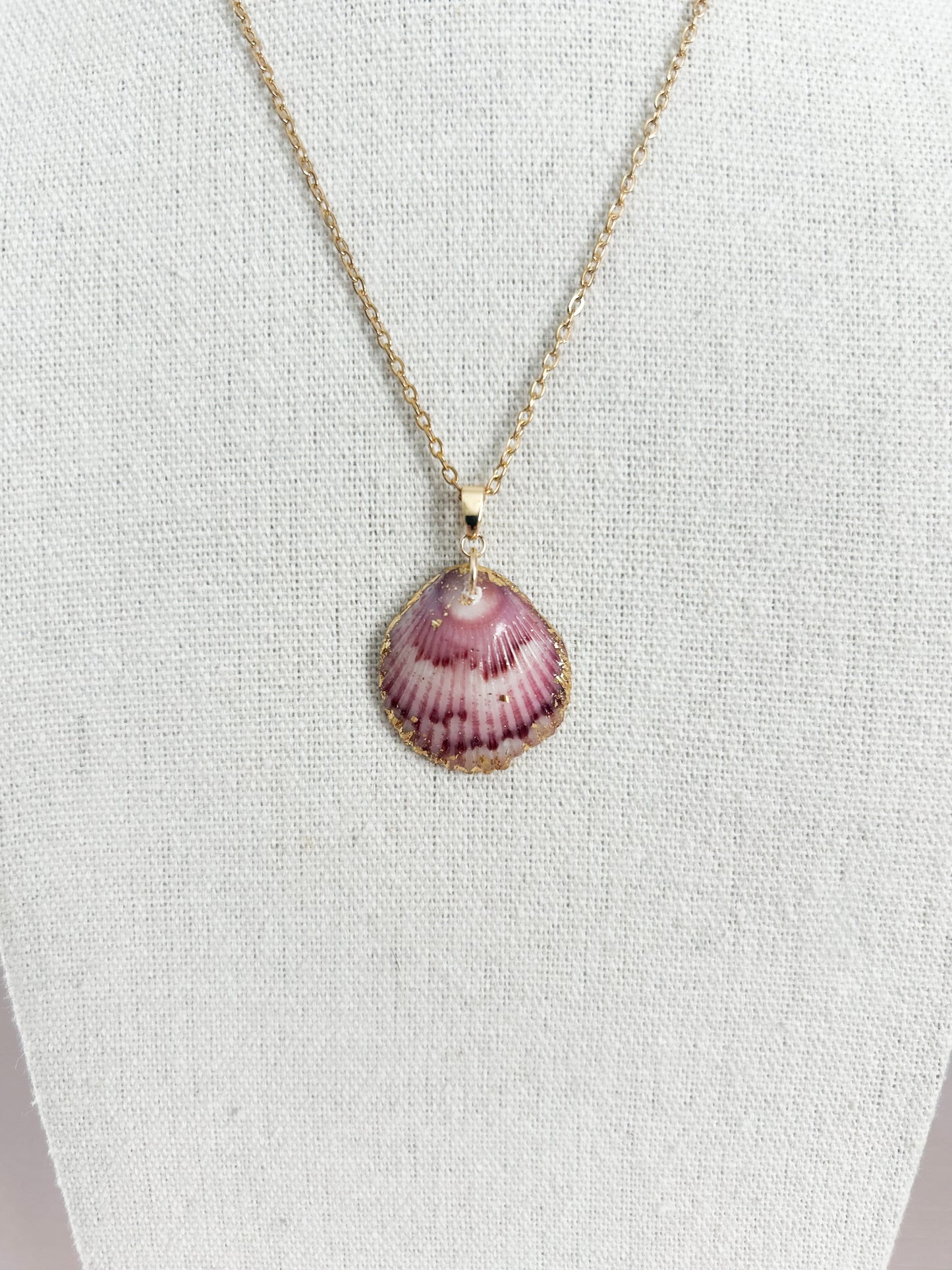 Pink Scallop Shell Call It What You Want Chain