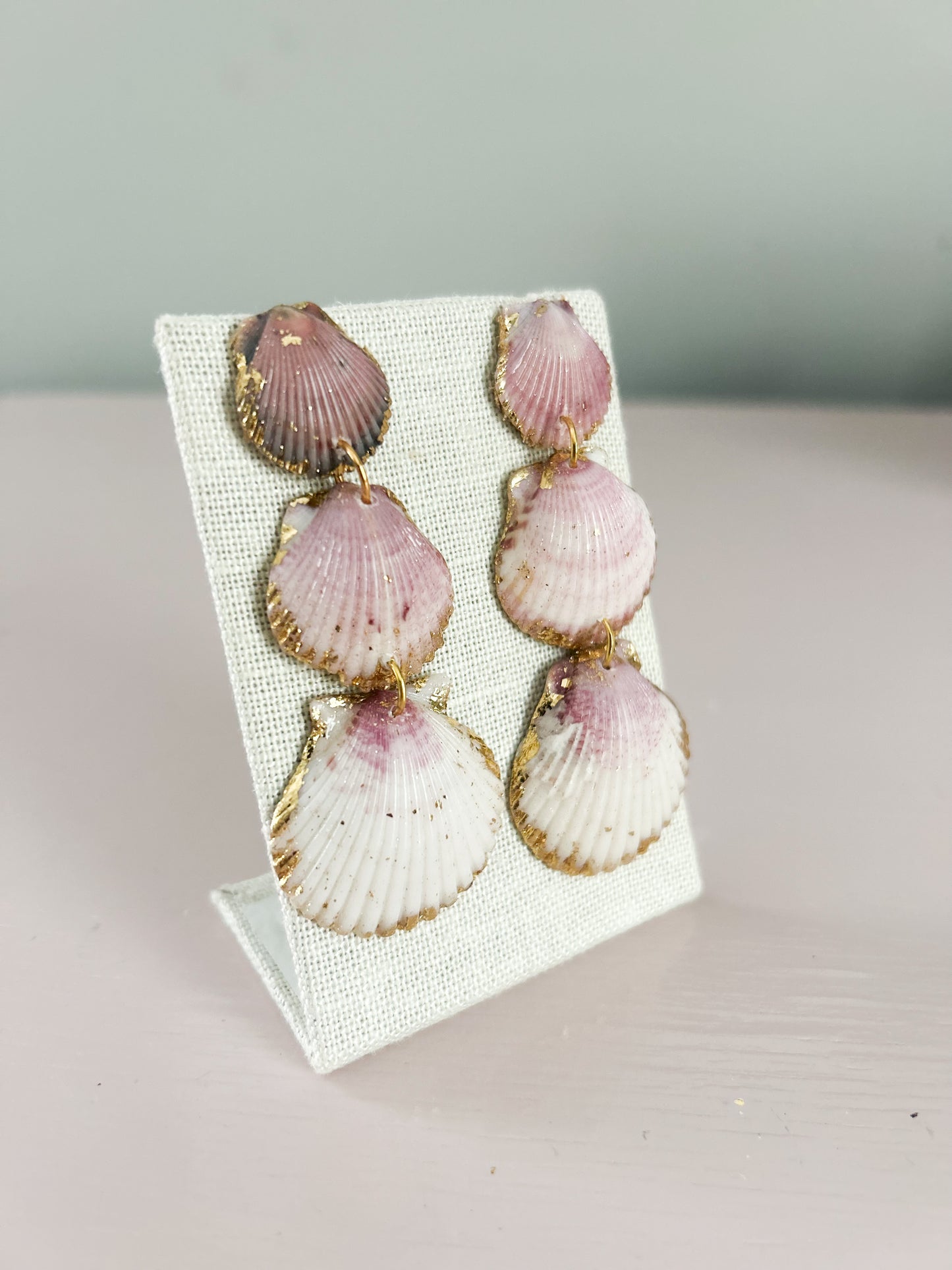 Pink and White Gorgeous Earrings