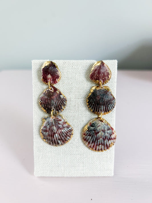 Blue and Pink Small Gorgeous Earrings