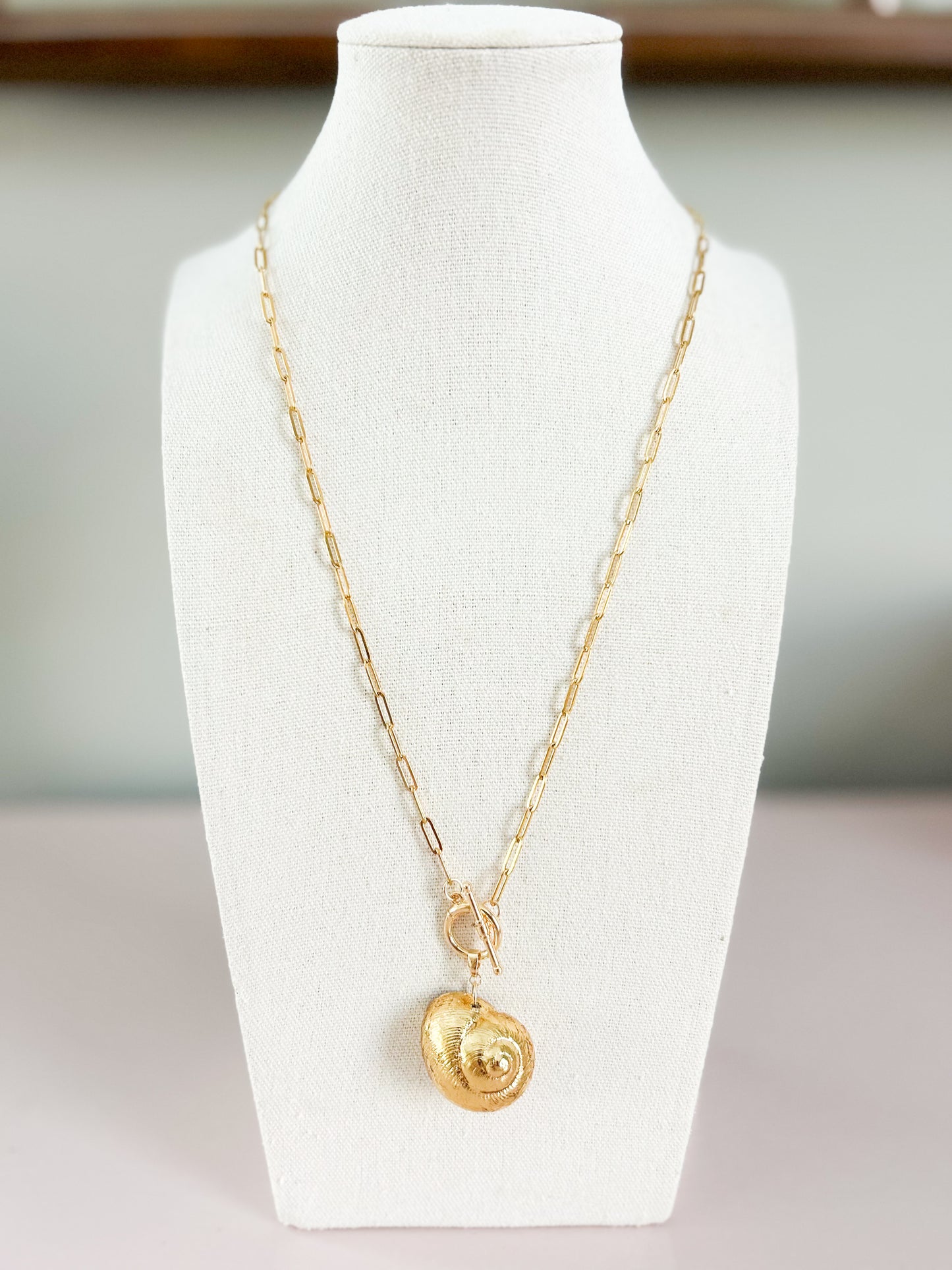 Gold Nautilus Shell Call It What You Want Necklace