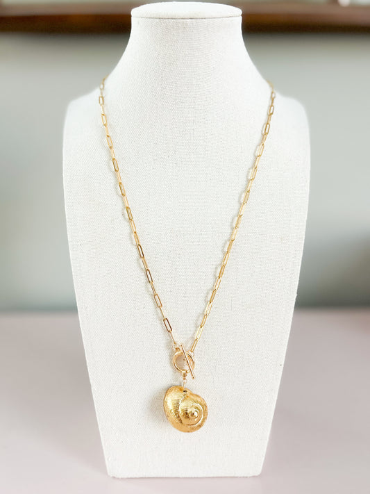 Gold Nautilus Shell Call It What You Want Necklace