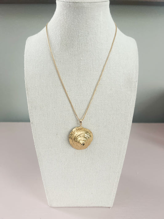 Gold Conch Call It What You Want Necklace
