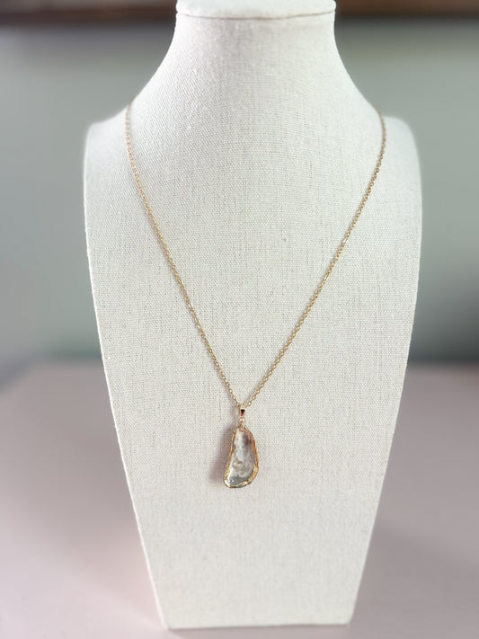 Oyster Shell Call It What You Want Necklace