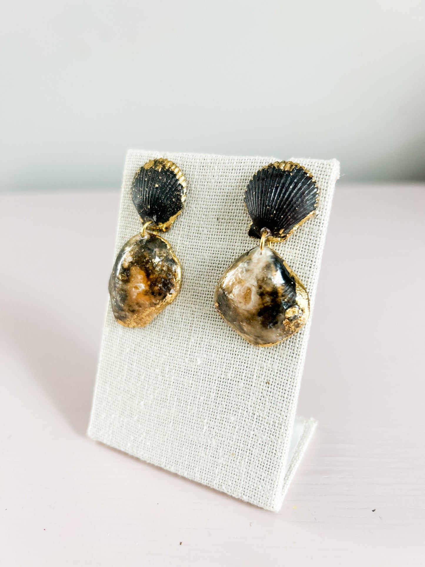 Black and Gold All Too Well Dangle Earrings