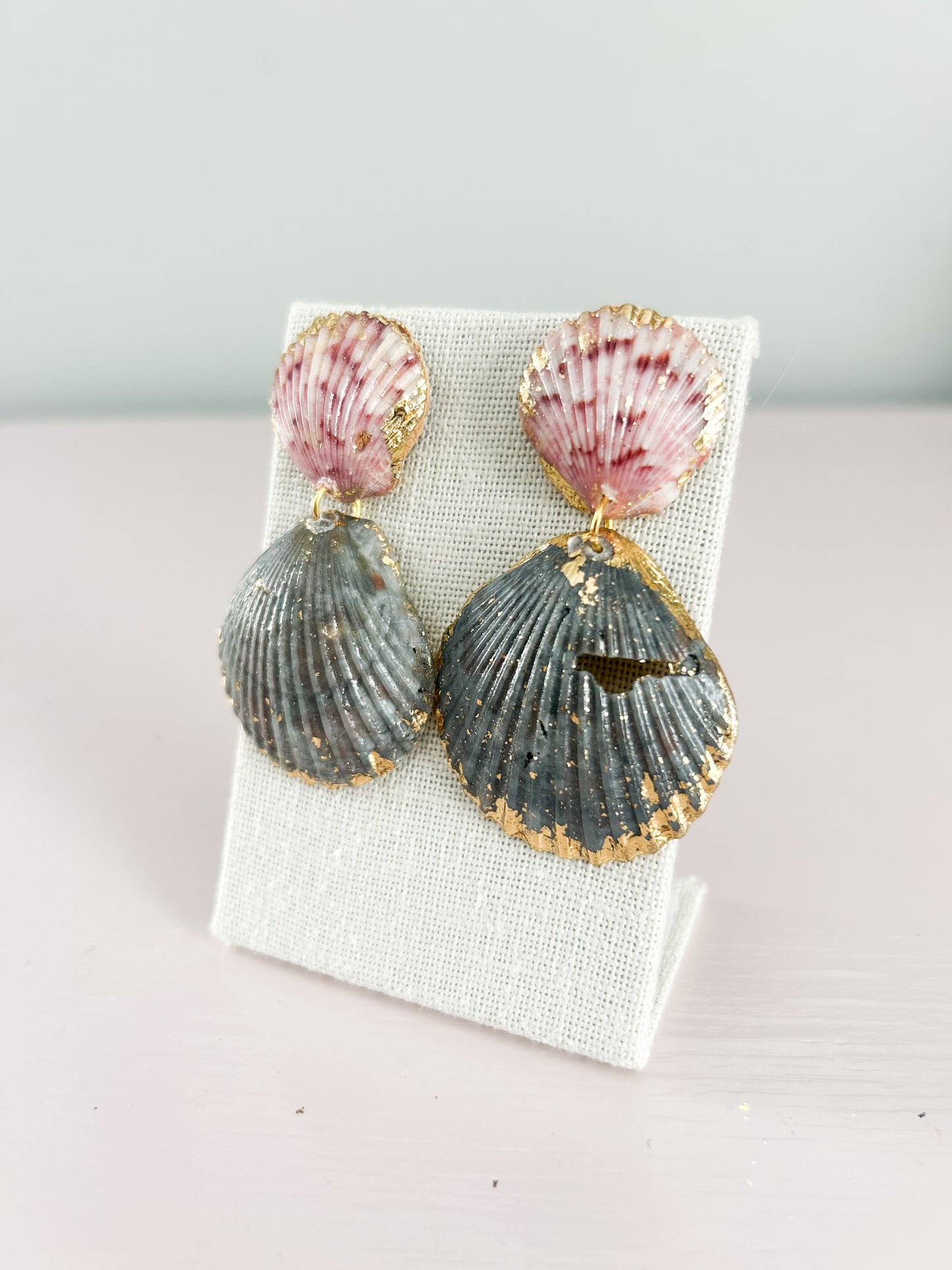 Red, White and Blue Invisible String Earrings