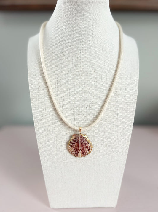 Maroon Cream Fate of Ophelia Necklace