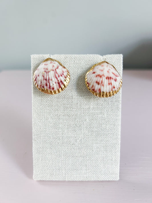 Pink and White Miss Americana Stud Earrings