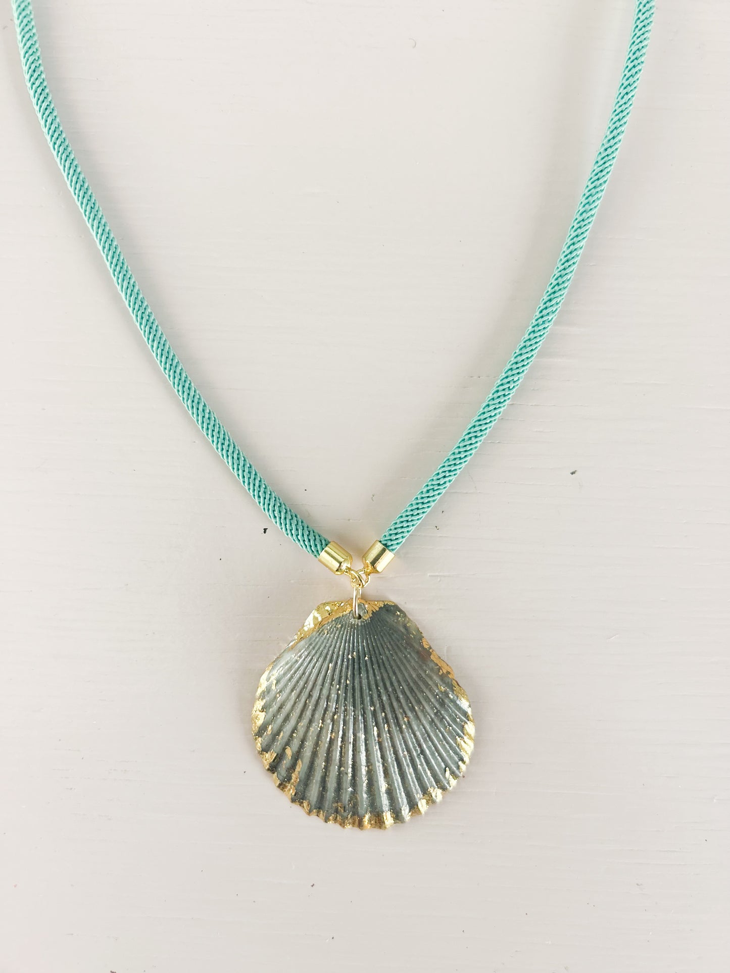 Teal Fate of Ophelia Cord Necklace