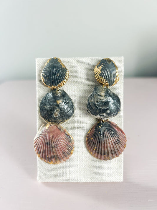 Grey and Pink All Too Well Gorgeous Earrings