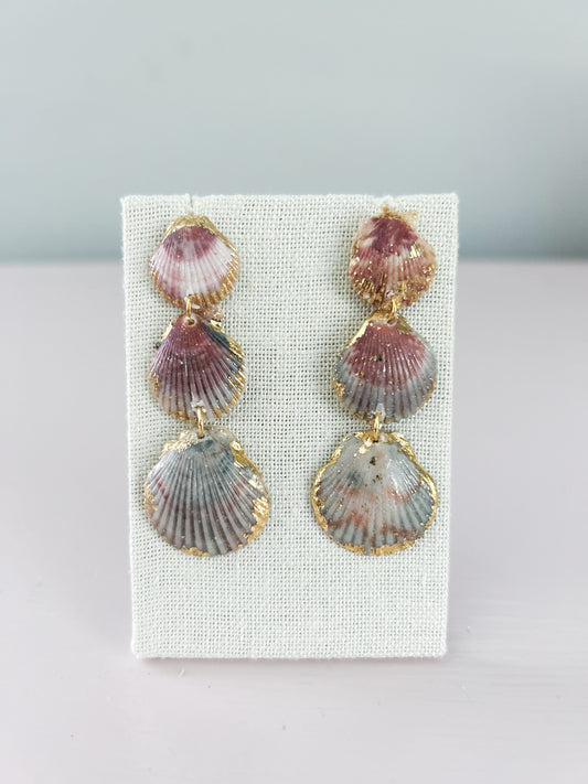 Small Pink and Cream Gorgeous Earrings