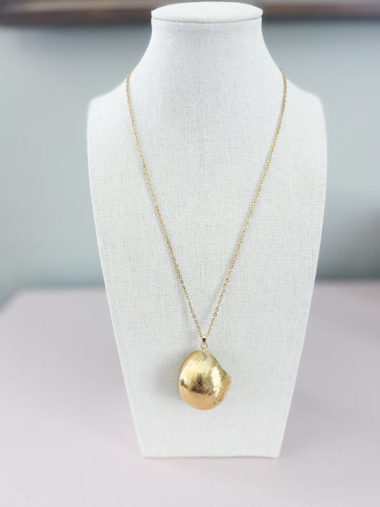 Gold Conch Shell Necklace