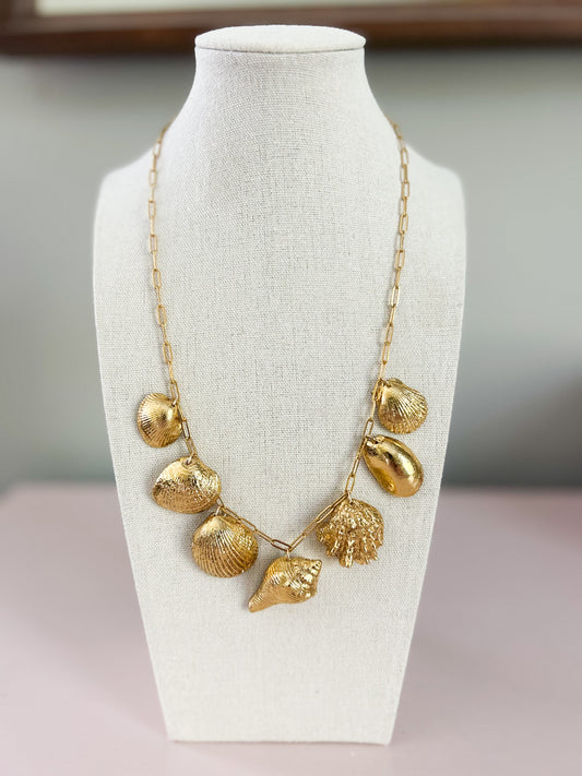Paperclip Shell Necklace