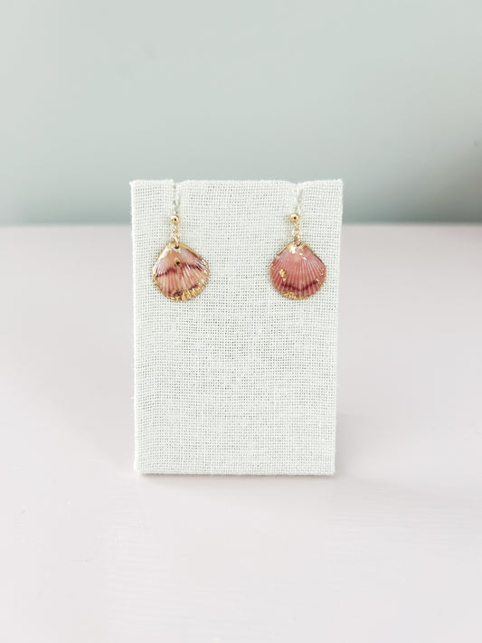 Pink Miss Americana Gold Ball Studs