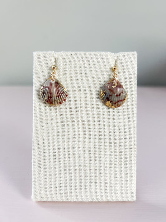 Purple and Grey Ball Stud Miss Americana Earrings