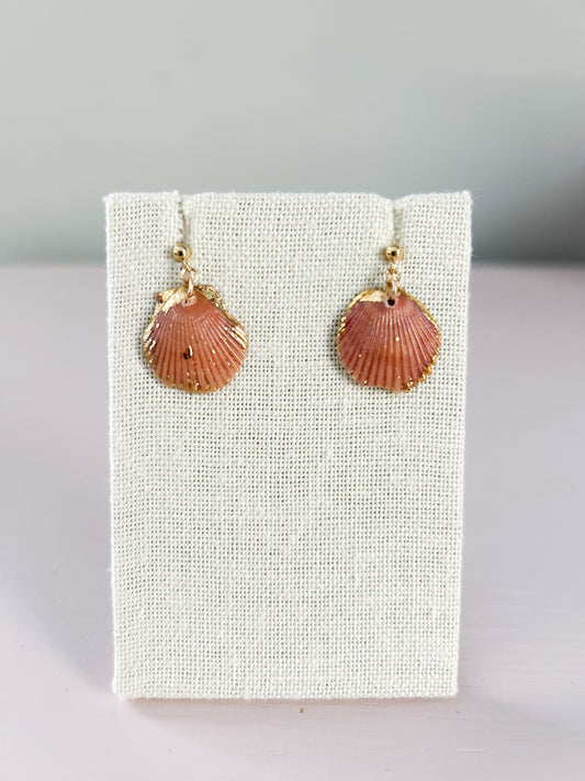 Orange Miss Americana Ball Stud Earrings