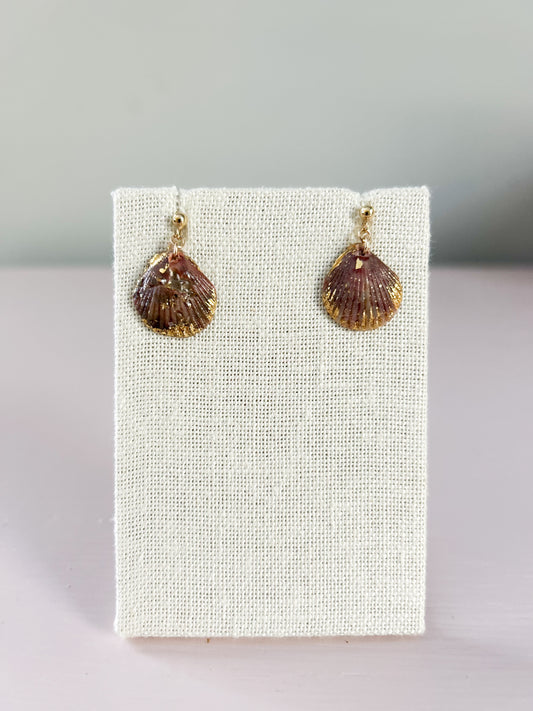 Purple Miss Americana Ball Stud Earrings