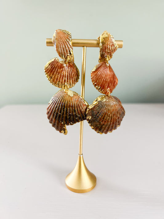 Brown Love Story Earrings
