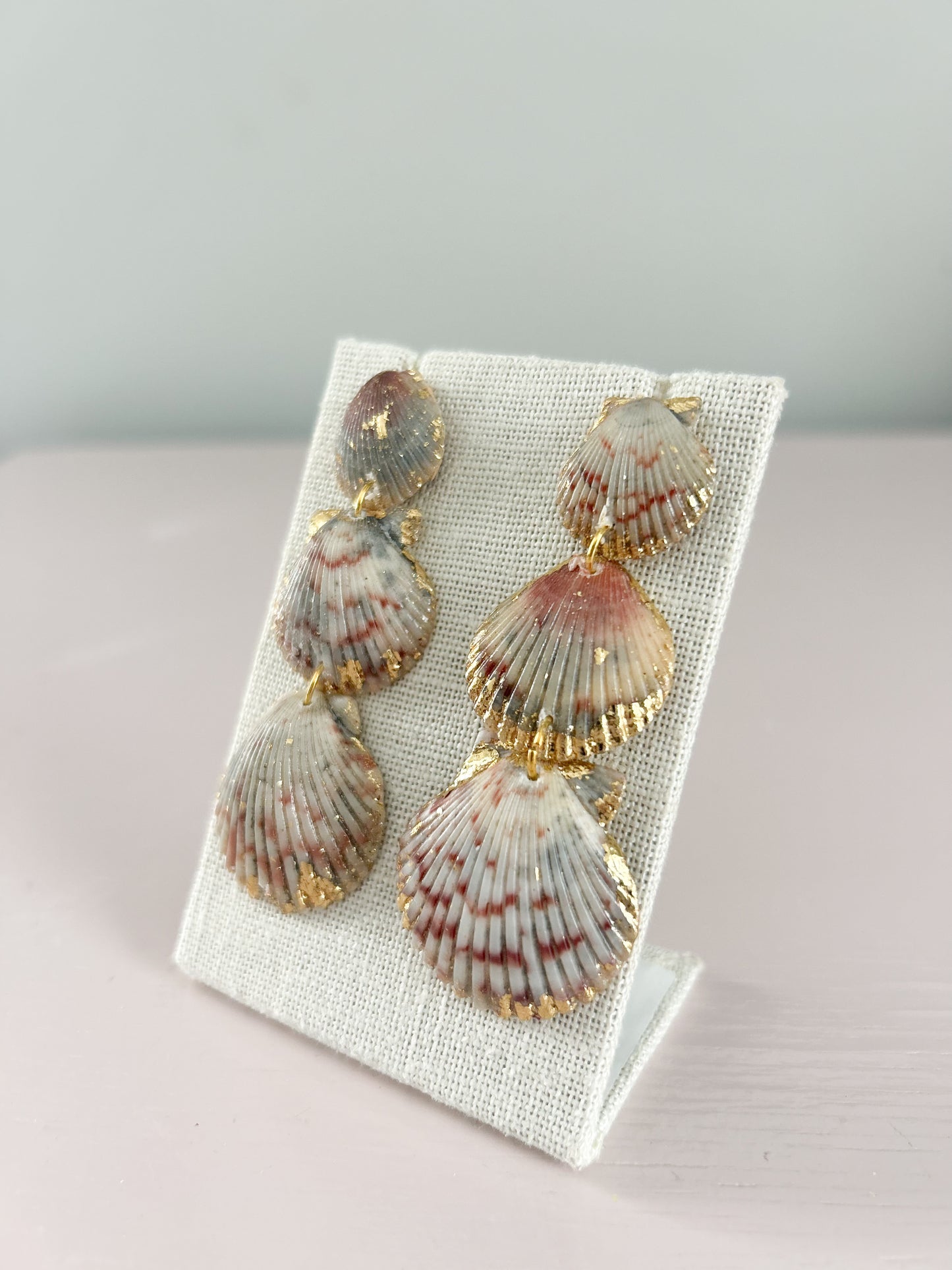 Pink and Blue Gorgeous Earrings