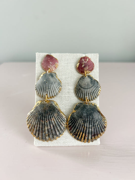 Pink and Grey Gorgeous Earrings