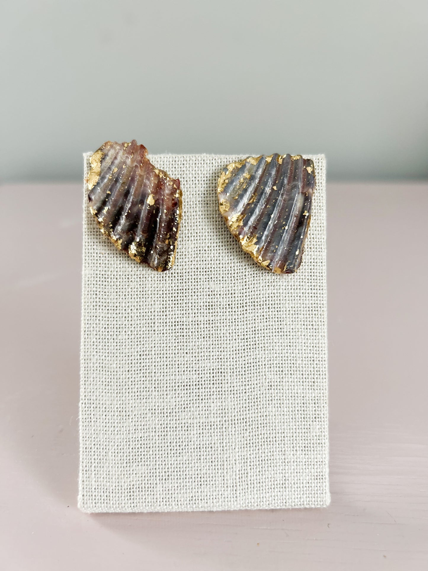 Brown Exile Studs